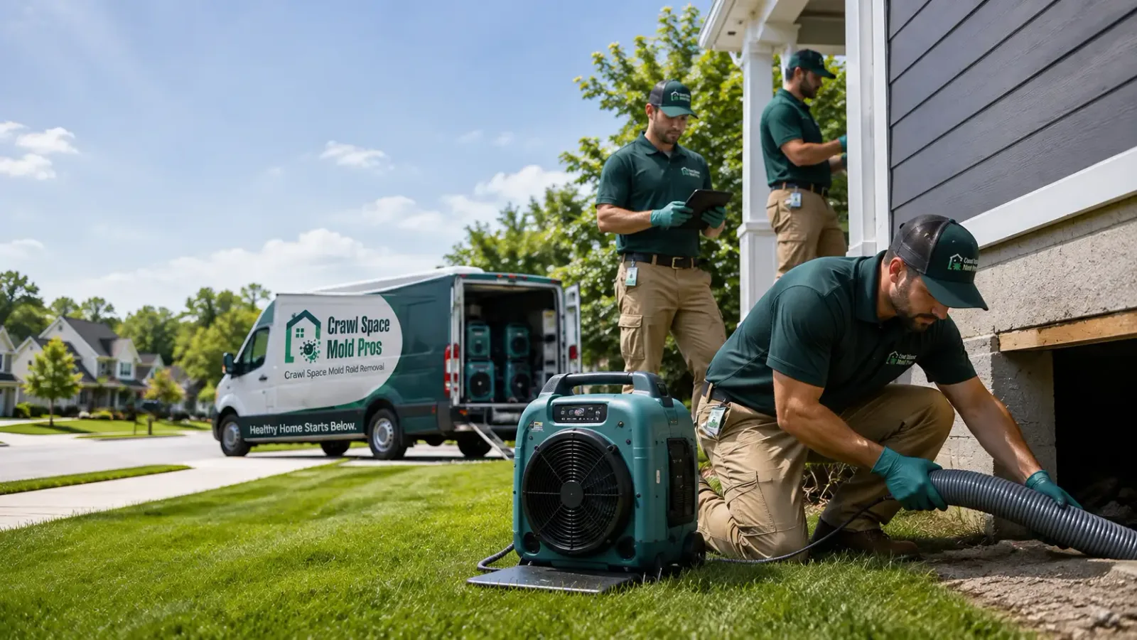 Crawl Space Mold Removal in Montello, WI